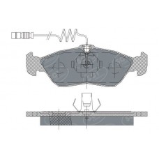 SP 232 PR SCT - MANNOL Комплект гальмівних колодок дисковий гальм