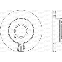 BDA2056.20 OPEN PARTS Гальмівний диск