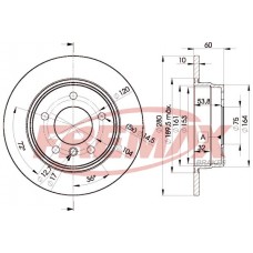 BD-8936 FREMAX Гальмівний диск