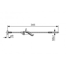 1 987 482 059 BOSCH Тросик, cтояночный тормоз