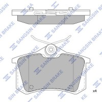 SP1391 Hi-Q Комплект гальмівних колодок дисковий гальм