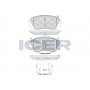181826-202 ICER Комплект гальмівних колодок дисковий гальм