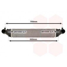 37014700 VAN WEZEL Интеркулер
