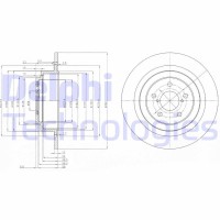 BG4154 DELPHI Гальмівний диск