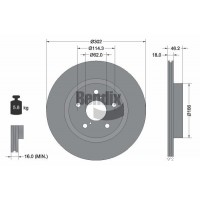 BDS1958 BENDIX Braking Гальмівний диск