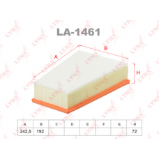 LA-1461 LYNXauto Повітряний фільтр