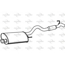 P3948 FENNO Глушник вихлопних газів кінцевий