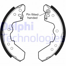 LS1440 DELPHI Комплект гальмівних колодок