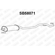 SB58071 VENEPORTE Предглушник вихлопних газів