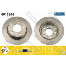 6015394 GIRLING Гальмівний диск