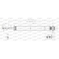 SAB8186.32 OPEN PARTS Амортизатор