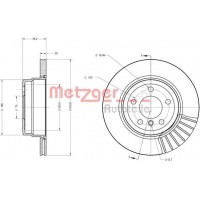 6110589 METZGER Гальмівний диск
