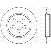 BDA2378.10 OPEN PARTS Гальмівний диск