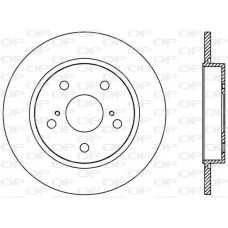 BDA2378.10 OPEN PARTS Гальмівний диск
