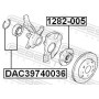 1282-005 FEBEST Ступиця колеса