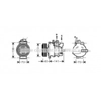 AIAK271 AVA QUALITY COOLING Компресор кондиціонера