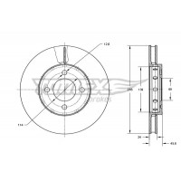 TX 73-84 TOMEX Brakes Гальмівний диск