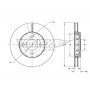 TX 73-84 TOMEX Brakes Гальмівний диск