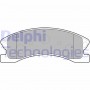LP1906 DELPHI Комплект гальмівних колодок дисковий гальм