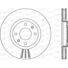 BDR1955.20 OPEN PARTS Гальмівний диск