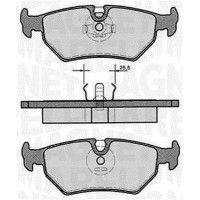 363916060242 MAGNETI MARELLI Комплект гальмівних колодок дисковий гальм