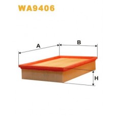 WA9406 WIX FILTERS Повітряний фільтр