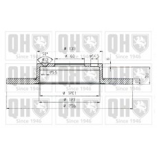 BDC4812 QUINTON HAZELL Гальмівний диск