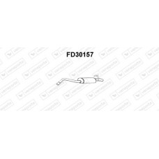 FD30157 VENEPORTE Глушник вихлопних газів кінцевий