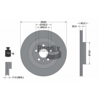 BDS2203 BENDIX Braking Гальмівний диск