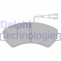 LP2492 DELPHI Комплект гальмівних колодок дисковий гальм