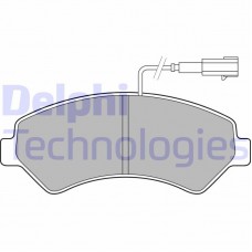 LP2492 DELPHI Комплект гальмівних колодок дисковий гальм