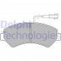LP2492 DELPHI Комплект гальмівних колодок дисковий гальм