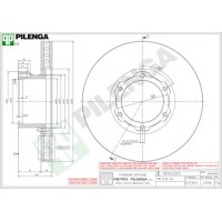 V918 PILENGA Гальмівний диск