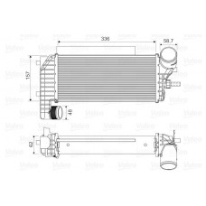 818604 VALEO Интеркулер