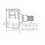 N2838001 NIPPARTS Шарнирный комплект, Привідний вал