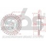 18153133138 sbs Гальмівний диск
