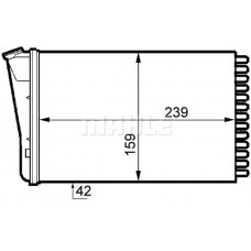 WG2180026 WILMINK GROUP Теплообмінник обігрів салону