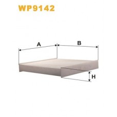 WP9142 WIX FILTERS Фільтр повітря у внутрішньому просторі