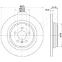 DP-0521 JAPANPARTS Гальмівний диск