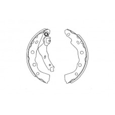 KBS-6415 KAVO PARTS Комплект гальмівних колодок
