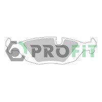 5000-0296 PROFIT Комплект гальмівних колодок дисковий гальм