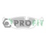 5000-0296 PROFIT Комплект гальмівних колодок дисковий гальм