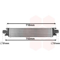 08004061 VAN WEZEL Интеркулер