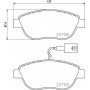 8DB 355 015-791 HELLA Комплект гальмівних колодок, дискове гальмо