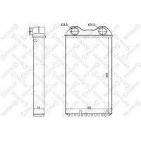 10-35229-SX STELLOX Теплообмінник обігрів салону