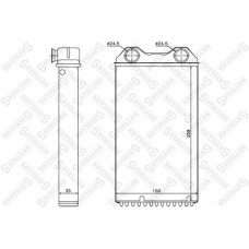 10-35229-SX STELLOX Теплообмінник обігрів салону