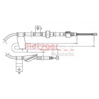 17.4015 METZGER Тросик, cтояночный тормоз
