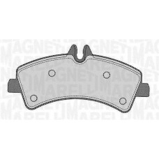 363916060299 MAGNETI MARELLI Комплект гальмівних колодок дисковий гальм