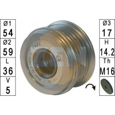 ZN5628 ERA Механізм вільного ходу генератора