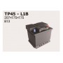 TP45 IPSA Стартерна акумуляторна батарея